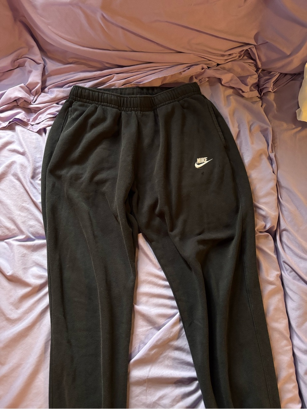 Black Cuffed Nike Sweatpants